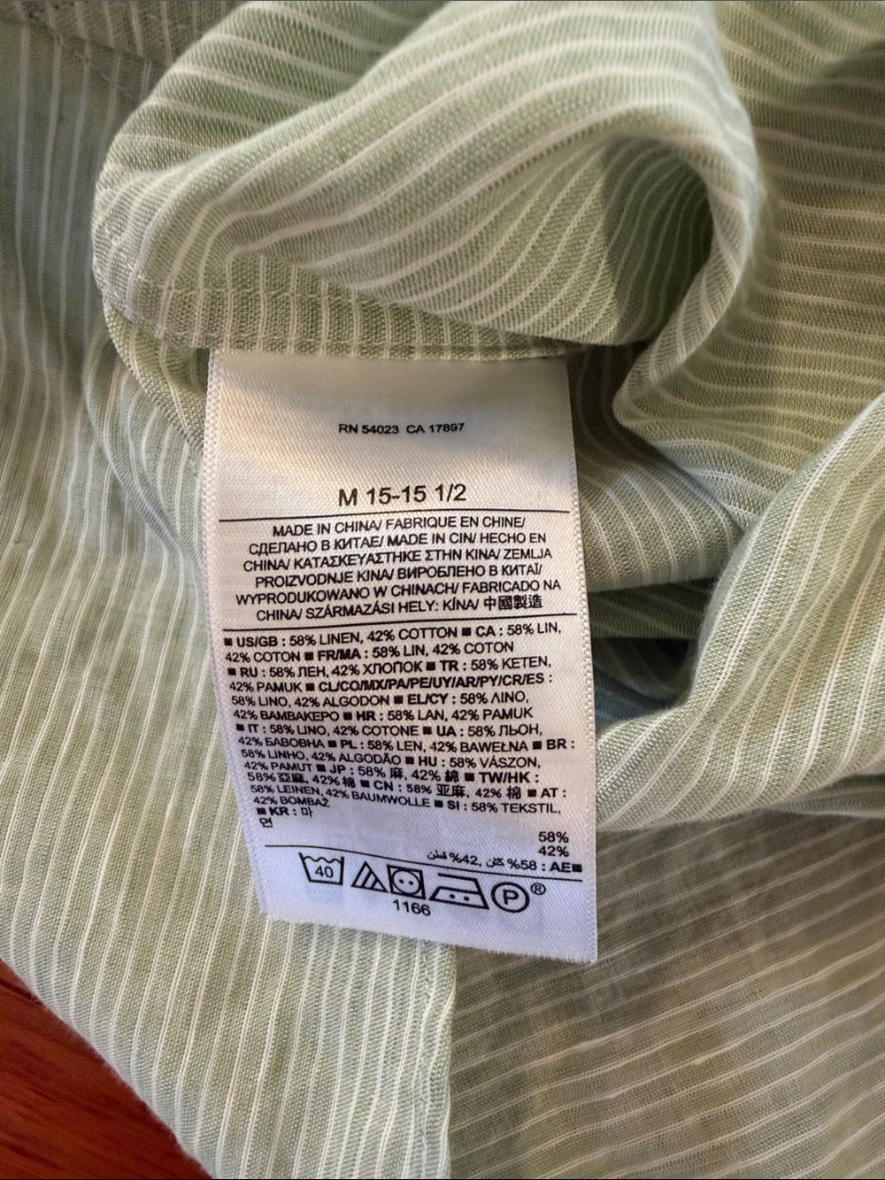 Linen Button Down - Picture 3 of 4